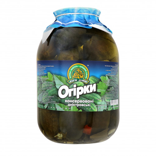 Огірки консервовані Дари Ланів 3000г